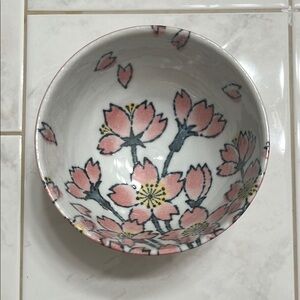 Sakura Ceramic Bowl - Pink and White